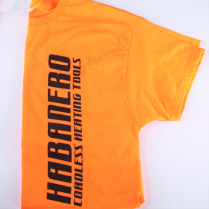 habanero t-shirt, habanero cordless heating tools